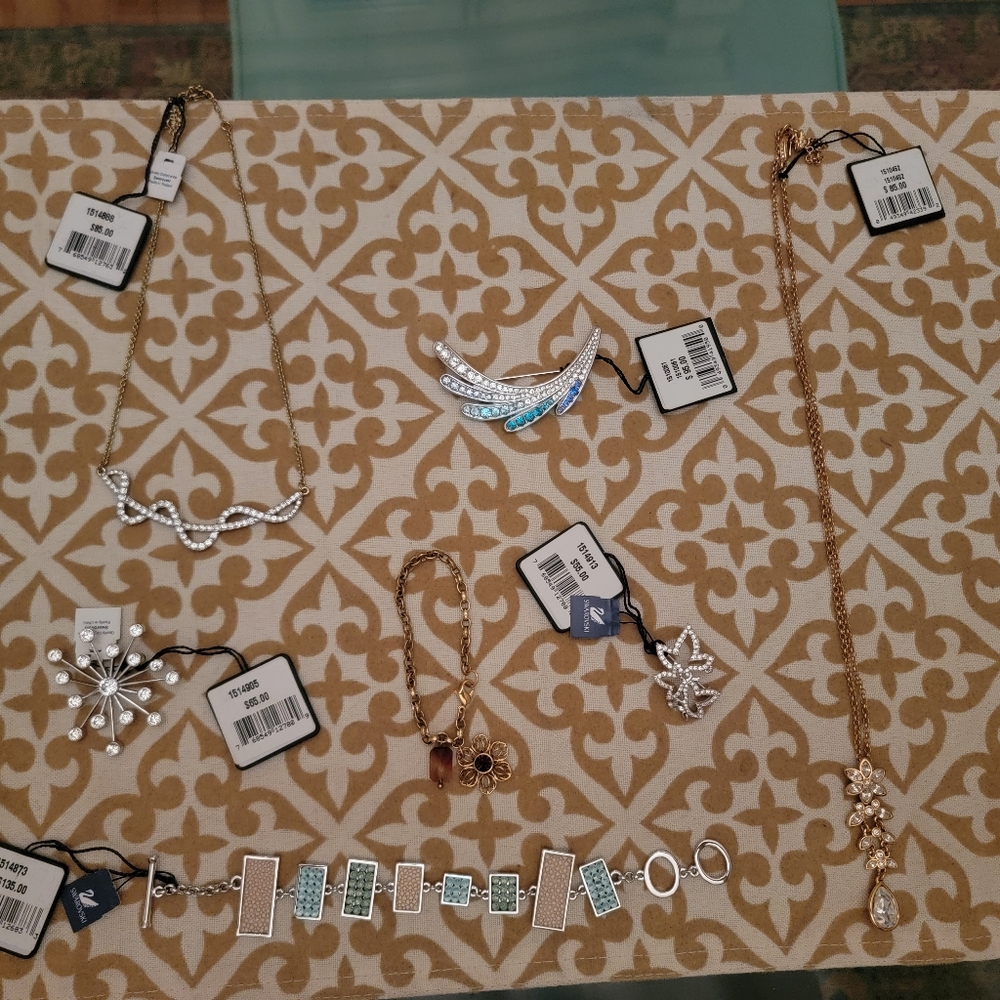 NWT Signed Swarovski Lot of Jewelry